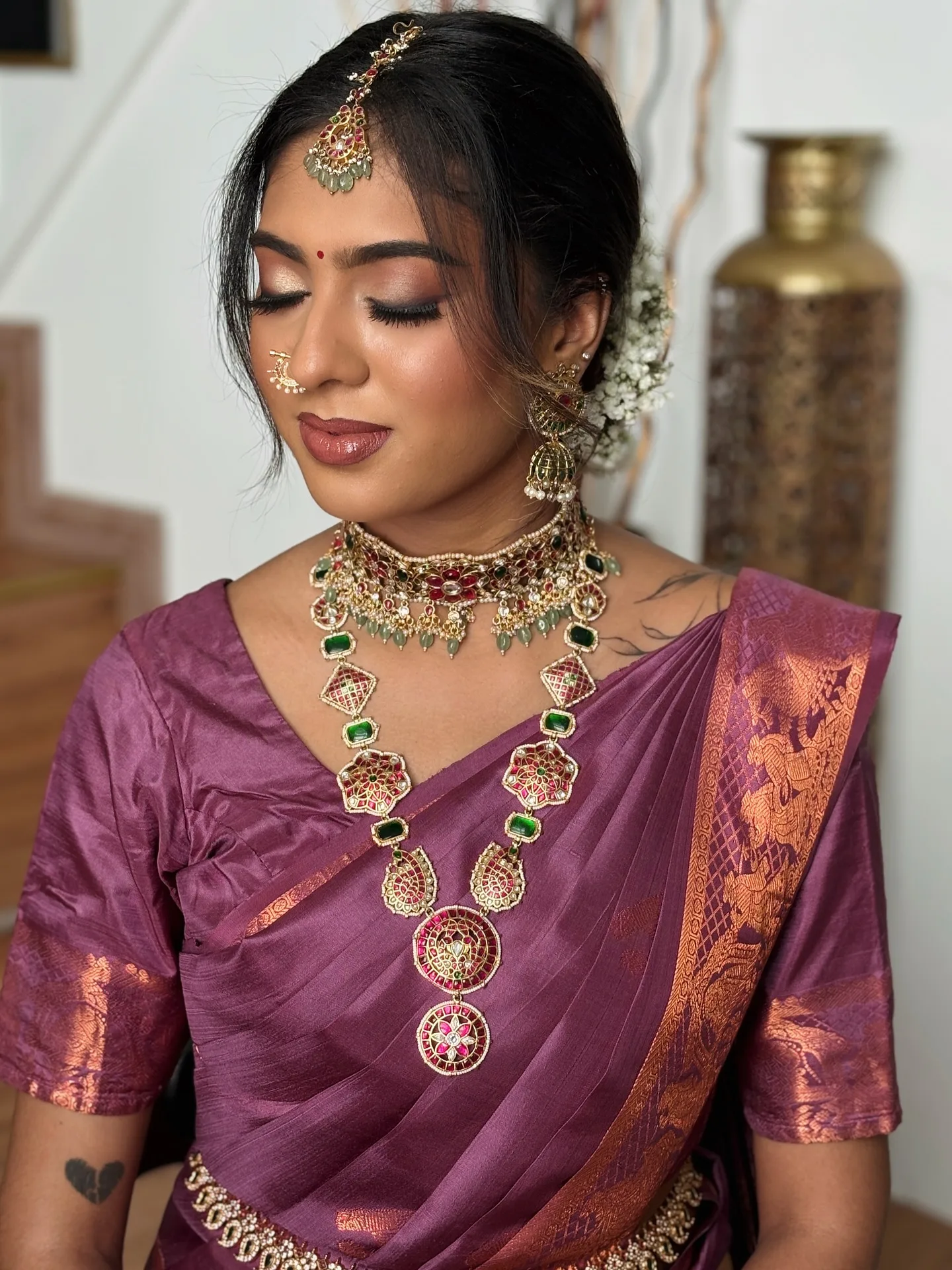 Purple bridal