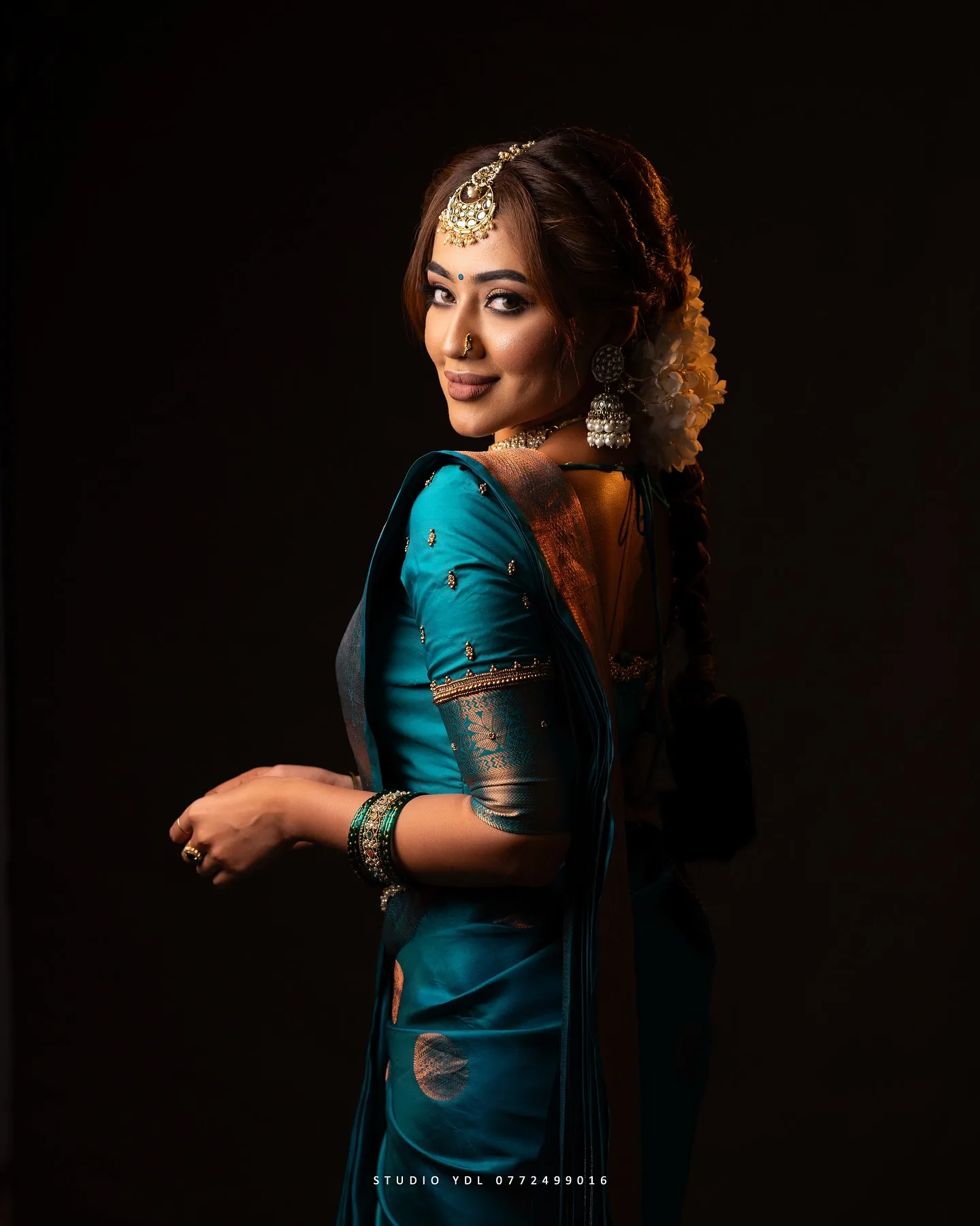 Teal bridal
