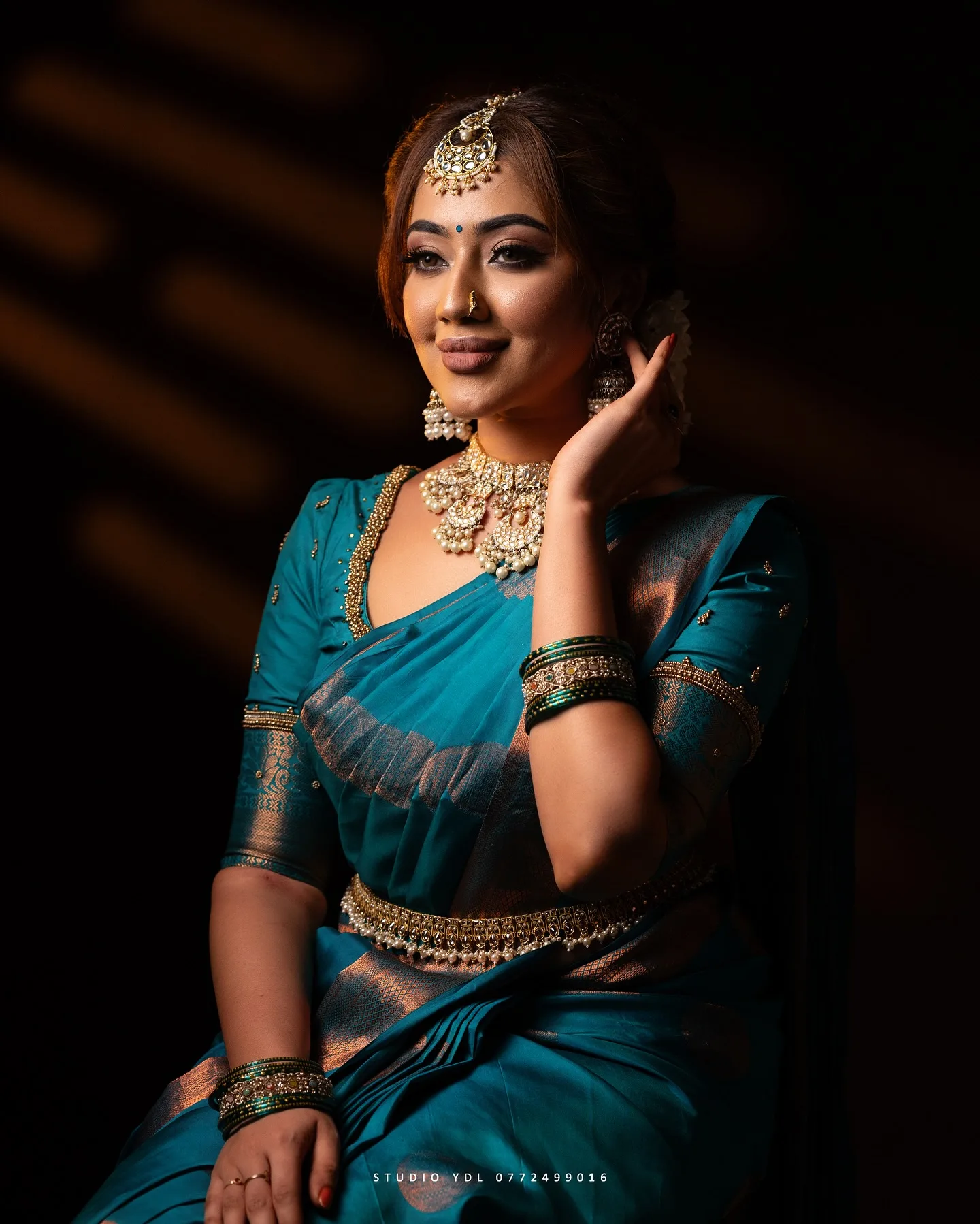 Teal bridal studio